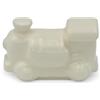 Gentile Ceramiche Trenino Bianco in Ceramica con Calamita (4,5cm)