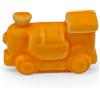 Gentile Ceramiche Trenino Arancione Brillante in Ceramica con Calamita (4,5cm)