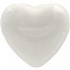 Gentile Ceramiche Cuore Bianco in Ceramica con Calamita (4.5cm)