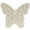 Gentile Ceramiche Farfalla Bianca in Ceramica con Calamita (5,5cm)