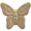Gentile Ceramiche Farfalla Crema in Ceramica con Calamita (5,5cm)