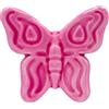 Gentile Ceramiche Farfalla Fucsia in Ceramica con Calamita (5,5cm)