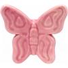 Gentile Ceramiche Farfalla Rosa in Ceramica con Calamita (5,5cm)