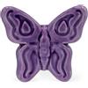 Gentile Ceramiche Farfalla Viola Lavanda in Ceramica con Calamita (5,5cm)