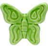 Gentile Ceramiche Farfalla Verde Mela in Ceramica con Calamita (5,5cm)