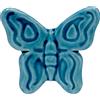 Gentile Ceramiche Farfalla Blu Cobalto in Ceramica con Calamita (5,5cm)