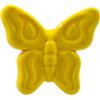 Gentile Ceramiche Farfalla Gialla Limone in Ceramica con Calamita (5,5cm)