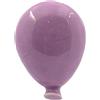 Gentile Ceramiche Palloncino Viola Glicine in Ceramica con Calamita (5cm)