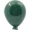 Gentile Ceramiche Palloncino Verde Scuro in Ceramica con Calamita (5cm)