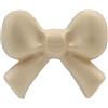 Gentile Ceramiche Fiocchetto Crema in Ceramica con Calamita (5cm)