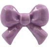 Gentile Ceramiche Fiocchetto Viola Glicine in Ceramica con Calamita (5cm)