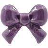 Gentile Ceramiche Fiocchetto Viola Lavanda in Ceramica con Calamita (5cm)