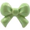 Gentile Ceramiche Fiocchetto Verde Chiaro in Ceramica con Calamita (5cm)