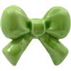 Gentile Ceramiche Fiocchetto Verde Mela in Ceramica con Calamita (5cm)