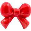 Gentile Ceramiche Fiocchetto Rosso Corallo in Ceramica con Calamita (5cm)