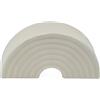 Gentile Ceramiche Arcobaleno Bianco in Ceramica con Calamita (5,5cm)