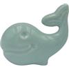 Gentile Ceramiche Balena Acquamarina in Ceramica con Calamita (6cm)