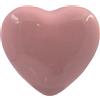 Gentile Ceramiche Cuore Rosa in Ceramica con Calamita (4.5cm)