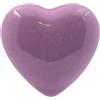 Gentile Ceramiche Cuore Viola Glicine in Ceramica con Calamita (4.5cm)
