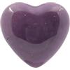 Gentile Ceramiche Cuore Viola Lavanda in Ceramica con Calamita (4.5cm)