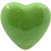 Gentile Ceramiche Cuore Verde Mela in Ceramica con Calamita (4.5cm)