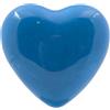 Gentile Ceramiche Cuore Blu Cobalto Chiaro in Ceramica con Calamita (4,5cm)