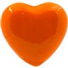Gentile Ceramiche Cuore Arancione Brillante in Ceramica con Calamita (4,5cm)