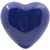 Gentile Ceramiche Cuore Blu Notte in Ceramica con Calamita (4,5cm)