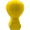 Gentile Ceramiche Mongolfiera Giallo Limone in Ceramica con Calamita (5,5cm)