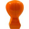 Gentile Ceramiche Mongolfiera Arancione Brillante in Ceramica con Calamita (5,5cm)