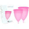 Coppa Mestruale Silicone Taglia S + L