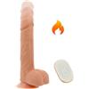 Ohmama Dildo Realistico con Funzione Calore e Vibrazione Su e Giù