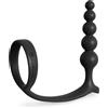 Pipedream Cockring Ass-Gasm con perline - Doppio piacere