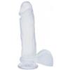 Doc Johnson Dildo Crystal Jellies con testicoli Cock 8 ''