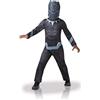 Avengers Black Panther Marvel Avengers - Vestito carnevale per bambini, Costume con maschera (7-8 anni)