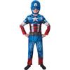 Avengers Marvel Avengers Capitan America - Vestito carnevale per bambini, S (3-4 anni)