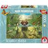 Schmidt Spiele 58572 Mark Frederickson, Cane Love, Labrador marrone in freddo bagnato, puzzle da 1000 pezzi, Multicolore