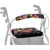 ASQVTIFE Copertura per deambulatore a fungo con notte stellata per sedile e schienale, accessori per deambulatori per anziani Walker, copertura per maniglia con bracciolo, accessori decorativi