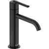Duravit Rubinetto per lavabo, misura M (altezza erogatore 138 mm), rubinetto a risparmio energetico (FreshStart), rubinetto per bagno (MinusFlow), rubinetto per bagno, nero opaco