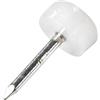 Adsamm PG-N-WH-10-4 PG-N-WH-10-4 feltrini in plastica con chiodo, Ø 10 mm, colore: Bianco