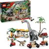 LEGO Jurassic World Alla Ricerca del Raptor e del Titanosauro - Con 2 Figure di Dinosauro Giocattolo, un Fuoristrada, una Moto e 3 Minifigure - Regalo per Bambini e Bambine da 7 Anni in su - 76973