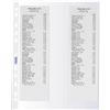 FAVORIT 10 Buste forate per 4 scontrini fiscali 25,2X30,7 Favorit