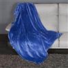Kanguru Soffice plaid divano in microfibra, morbido pile Fluffi Blu, 130x170cm, Simpatico copriletto singolo, coperta per divano. Idea regalo Natale o Compleanno per tutti