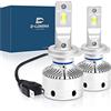 D-Lumina Kit Full Led H7 12V 50W,Super Luminosa 8000 Lumen, Canbus All In One Senza Led Driver,Impermeabile IP65, Dissipazione a Ventola Silenziosa