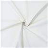 designers-factory - Tessuto 100% cotone popeline - Venduto al pezzo - Stoffe di cotone tinta unita - stoffa al metro 100% cotone (1m x 1m46 - Bianco)