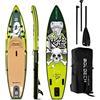 BOUDECH Stand Up Paddle Board Race - Tavola da SUP gonfiabile 315X70X15 cm con pagaia regolabile, cavigliera, gonfiatore, kit riparazione borsa trasporto idonea SUP agonistico. Peso Max 140kg
