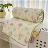 DOTBUY-SHOP Trapuntino Copriletto Estivo Primaverile, Fiori Trapunta Leggera, Cotone di Soia Copriletto Trapuntato per Letto Singolo, Letto Matrimoniale (Giallo chiaro,150x200cm)