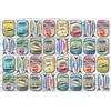 vilber a050 V01 Sardines.2942 DU01 Tovaglia Tapete Mangiatoia Abbeveratoio, 45.6 X 30.5 x 0.2 cm, Multicolore