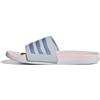 adidas Adilette Comfort Slides, Infradito Donna, Halo Blue/Blue Spark Met. / Clear Pink, 40 EU