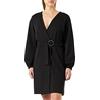 ICHI Ihsimonse Dr4 Vestito, 194008/nero, S Donna